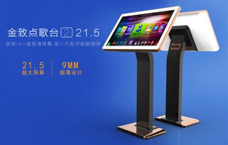 金致點(diǎn)歌臺21.5英寸玫瑰金邊框高清圖賞 廣州金回電子的時尚之選